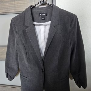 A. Byer woman gray blazer size medium